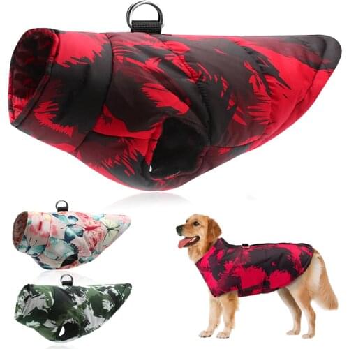 Winter Clothes for Dogs Warm Large Dog Jacket Dog Clothes Coat for French Bulldog Pet Clothing Vest for Pitbull Golden Retriever