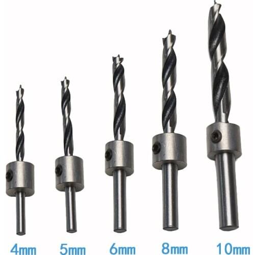 4/5/6/8/10mm woodworking drill+Limit ring accessories
