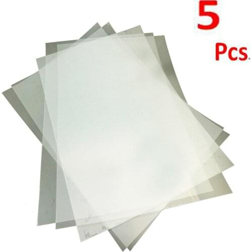 5x Heat Shrink Paper Film Sheets for DIY Art Jewelry Making Craft Deco Polish