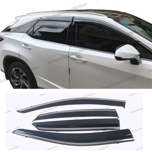 Lsrtw2017 ppma material car window rain shield for lexus rx200t rx350 rx450h 2015 2016 2017 2018 2019