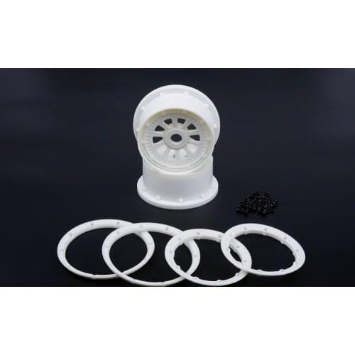 Rovan rc car spare parts 1/5 LT TRUCK High strength Nylon wheel hubs&beadlocks set also fit for BAJA 4WD/SLT 870901