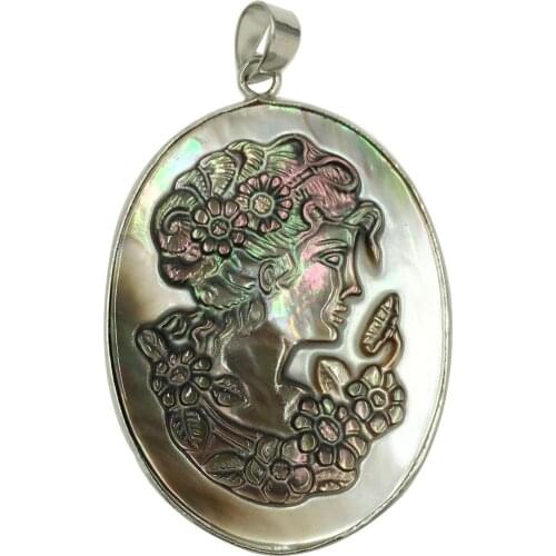 Free Shipping Women Fashion Jewelry Mother of pearl Shell Women Pendant Bead 1pcs C8398