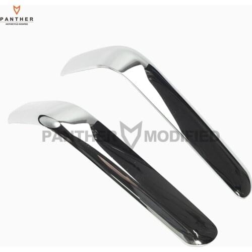 Chrome Aluminum Motorcycle Rear Saddlebag Panel Moldings Decoration Strips case for Honda GL1800 GOLDWING 2001-2011