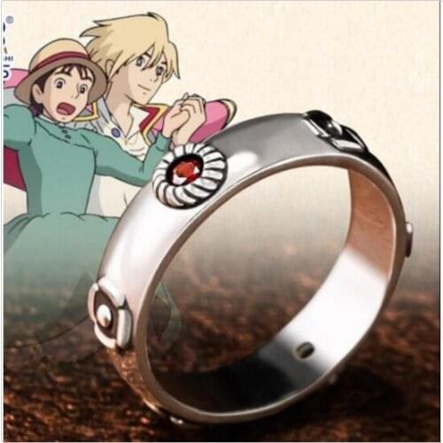 Howls Moving Castle Ring 925 Silver Sophie Lover Cos Christmas Gift USA size7.5