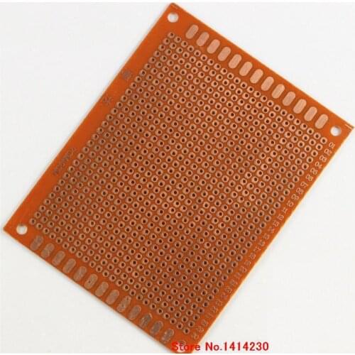 1Pcs Breadboard 7*9CM 2.54MM Hole hole plate universal plate Circuit board PCB 1.2MM thick