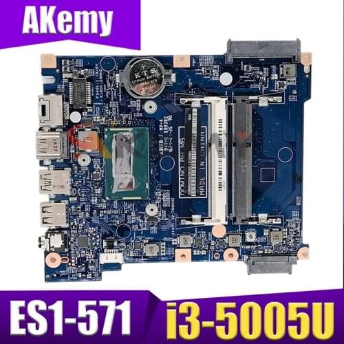Akemy Laptop motherboard For ACER Aspire ES1-571 i3-5005U Mainboard 15300-1 SR27G DDR3 test ok