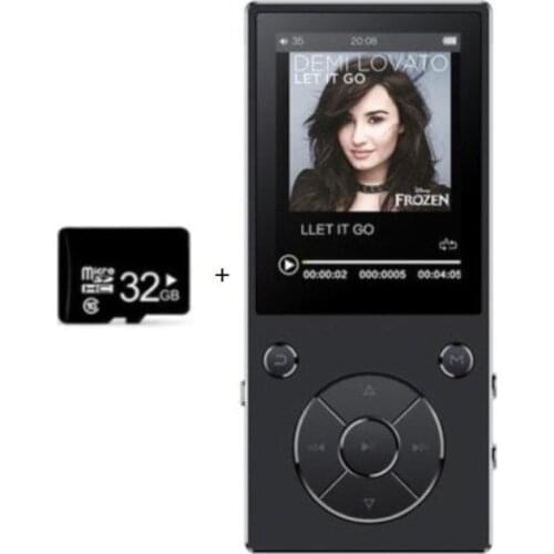 RUIZU D11 8GB MP3 Bluetooth Music Player FM Radio Voice Recorder TF Card Slot 3.5mm Earphone Built-in Mic Speaker Audio Player