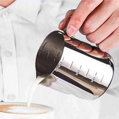 Set of Espresso 51MM Coffee Tamper Mat Silicone Rubber Tampering Corner Mat Coffee Maker with 350ML Milk Jug and Art Pen