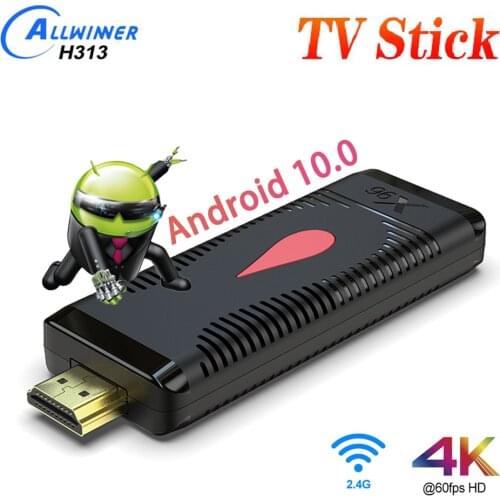New 2020 TV Stick Android 10.0 X96 S400 TV Stick Android X96S400 Allwinner H313 Quad Core 4K 60fps 2.4G WIFI 2GB 16GB tvbox X96S