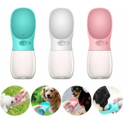 Portable Pet Dog Water Bottle Travel Puppy Cat Water Dispenser Outdoor Drinking Bowl Pet Feeder 350ml 500ml for Small Large Dogs
