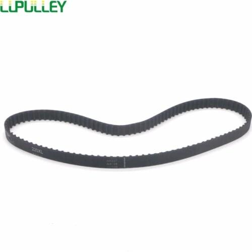 LUPULLEY 2pcs XL Timing Belt 220/222/224/226/228XL 110/111/112/113T Teeth Picth 5.08mm Belt Width 10mm Black Rubber Pulley Belt