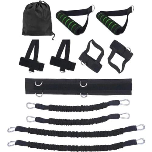 Sports Fitness Resistance Bands Stretching Strap Set for Leg Arm Exercises Boxing Muay Thai Gym Bouncing Training