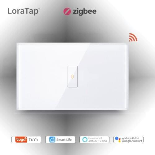 ZigBee 3.0 Tuya Smart Home 1 2 3 Gang Wall Light Switch with Touch Panel App Timer Remote Control Support Alexa Google Home MQTT