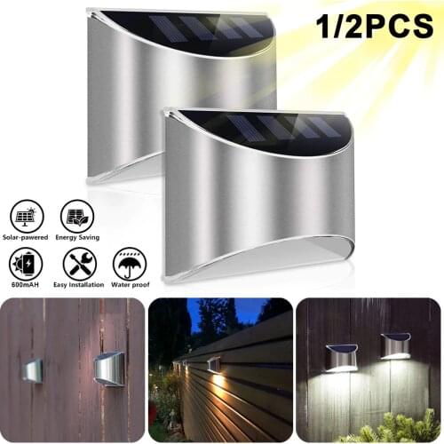 Solar led light outdoor Security Lights Optically Control Wireless Lights Waterproof Solar lamp garden decoration Step Lights