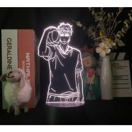 Smart Night Light Plug In LED Kuroko No Basuke Taiga Kagami Anime 3D Desk Lamp Kids Room Decor Nightlight Acrylic APP Control