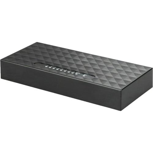 USB Mini Lan Poe Ethernet Network Desktop Switch 8 Port 10 100Mbps Fast Internet Hub