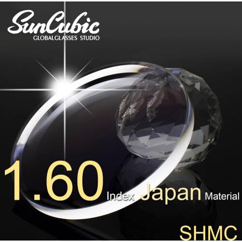 1.60 Index Prescription Lenses Optical Lens SHMC UV Protection Lens Scratch-resistant Lenses Japan Water-proof Material