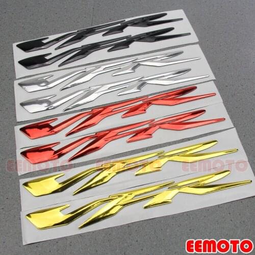 3D Raised Motorcycle Body Side Tank Pad Motorbike Fairing Decals decoration logo Emblem Stickers For Honda VFR 400 800 1200