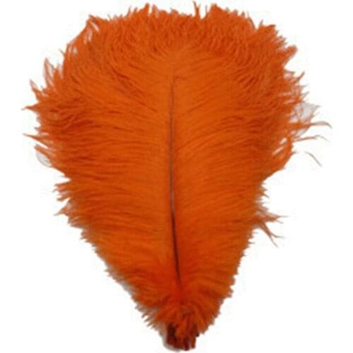 50pcs / lot 26-28 inch ostrich feathers yellow feathers craft ostrich feathers wedding party decorations 65-70 cm