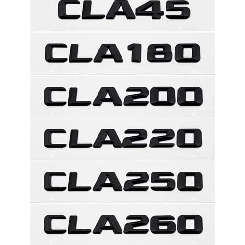 For Mercedes Benz CLA45 CLA180 CLA200 CLA220 CLA250 CLA260 W213 W210 Car Accessories Rear Decoration Truck Emblem Auto Badge