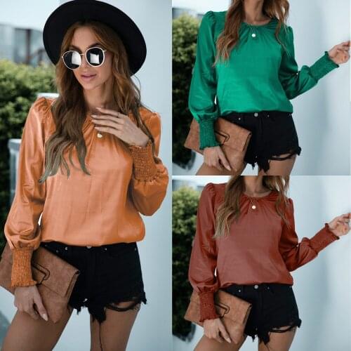 Women Blouses Spring Autumn Blouse Hollow Out Button O-Neck Long Sleeve Shirt Womans Clothing Blusas Y Camisas Femme Y2k Tops
