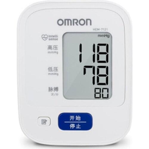 HEM-7121 Household Sphygmomanometer Upper Arm Type Automatic Intelligent Measuring Larger Screen Sphygmomanometer