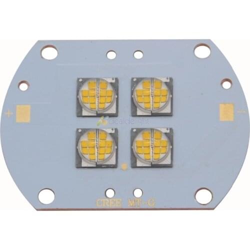CREE MTG MT-G Warm White 2700K 4 LEDS 12V / 24V 96W High Power Led Emitter Bulb Lamp with 44mm lens set
