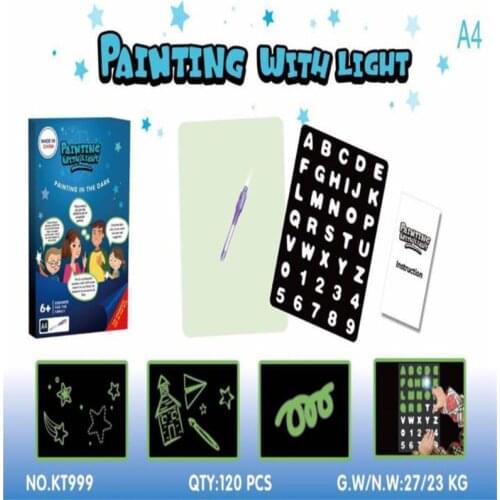 HOT SALE Fluorescent Painting Board 3D Glowing Graffiti Artifact Luminous WordPad