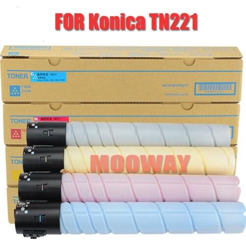 Compatible color toner cartridge for Konica Minolta C227 C287 TN221 TN-221 color toner cartridge