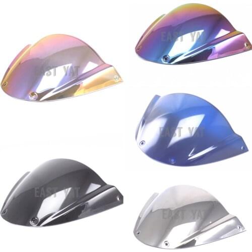 Motorcycle windshield black white 696 796 795 for Ducati Monster 696 windshield deflector