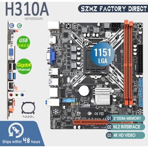 H310C LGA1151 H310 Micro ATX DDR3 HDMI M.2 Motherboard H310 JINGSHA