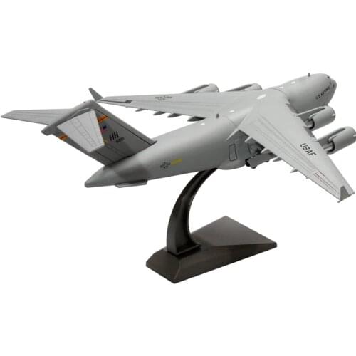1/200 Scale Canada USAF C-17 Globemaster III Tactical Military Transport Aircraft Diecast Metal Plane Model For Kids Toy