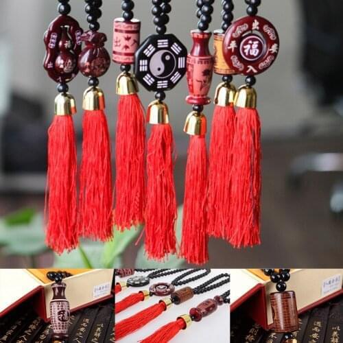 JETTING Fashion Car Interior Accessories Ornaments Gold Plated Double Gourd Lucky Entry Car Pendant