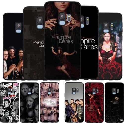 The Vampire Diaries Stefan Damon Salvatore Black Soft Phone Case For Samsung Galaxy S20 S10 S9 S8 Plus Lite NOTE 10 9 8 S7 EDGE