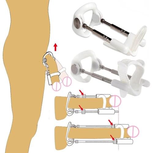 Male Penis Increase Expanding Edge Stretcher Cock Pump Belt Extension Tension Delay Trainer Enhancement Device Sex Toys for Men