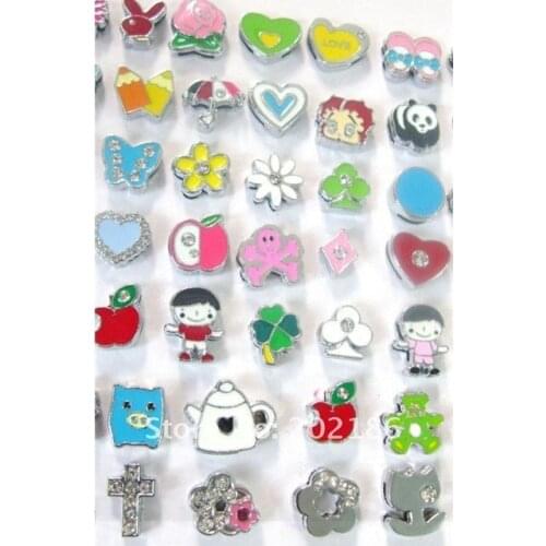 5pcs New styles mixed styles slide Charm wholesale price DIY Accessories Internal Dia 8mm fit 8mm belt wristband pet collar