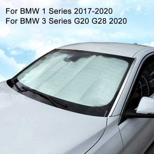 Car Window Sunshade Front File Windshield Sunshade Sun Protection For BMW 1 Series 2017-2020 3 Series G20 G28 2020 Car Accessory