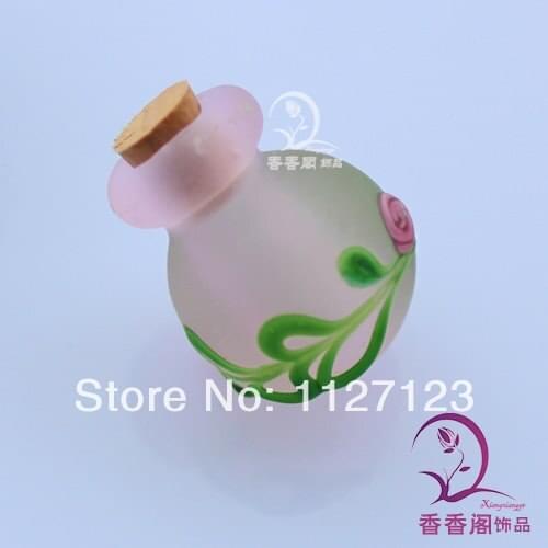 10pcs 18MM Dia,0.5ML,Mixed Colors glass perfume bottles Perfume Bottle Necklace pendant