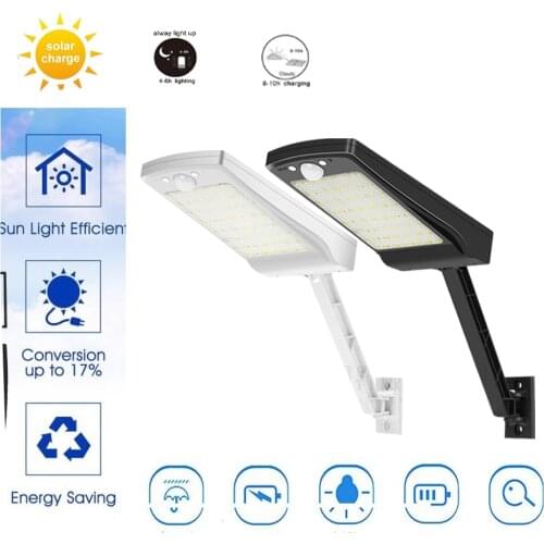 Solar led light Outdoor Garden Security Powered Panel Lamp Wall Lampada PIR Motion Sensor Waterproof IP65