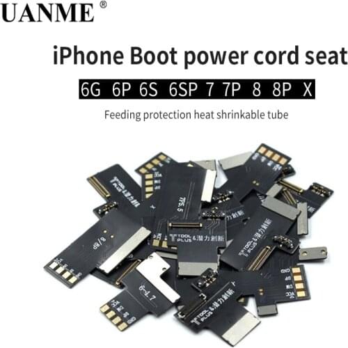 UANME DC Power Supply Phone Current Test Conector Board For iPhone 6G 6S Plus 7 7plus 8 8 Plus X Repair Connector Tools