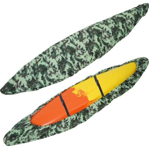 Universal Camouflage Kayak Storage Cover Thickened Kayak Canoe Boat Waterproof UV Resistant Dust Protection Boat Cove