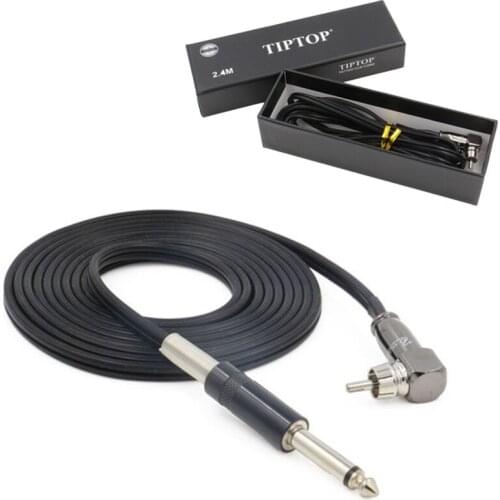 Tattoo Clip Cord 1PCS RCA Silicone Black/Purple Rubber Silicone Clip Cord For Tattoo Machine Tattoo Supply Free Shipping