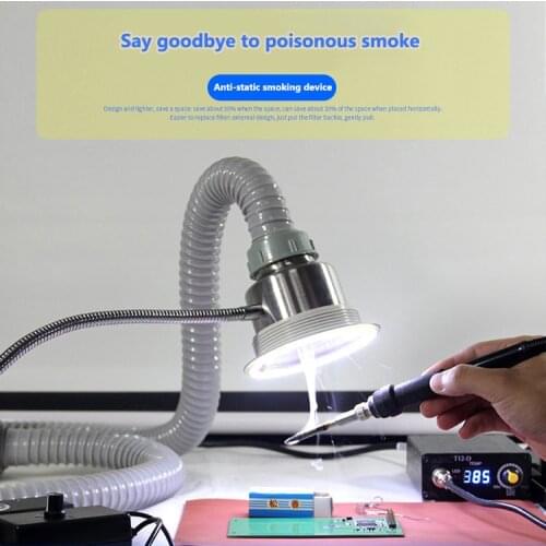 30W TBK Anti-Static Solder Smoking Absorber ESD Fume Extractor for Phone Repair Welding Instrument Tool