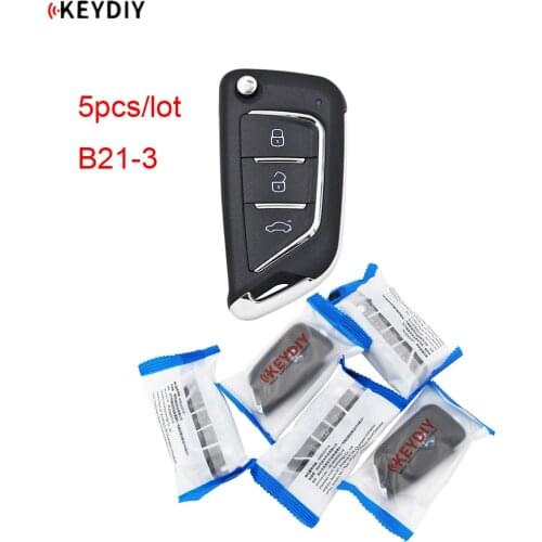 5pcs/lot , 3 Buttons KEYDIY Original B Series B21-3 Remote Key for KD900/KD900+/URG200/KD-X2 Programmer