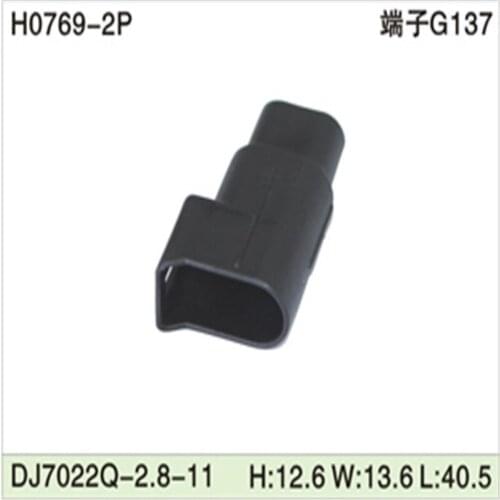 500PCS DJ7022Q-2.8-11 2.8mm 2Pin AMP Car Electrical Wire Connectors for Audi ,BMW,Honda,Land Rover, Mondeo AND other models