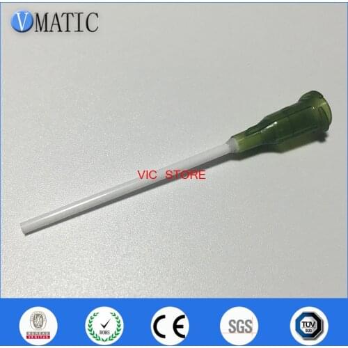 Free Shipping 14G 1.5'' Tubing Length High Quality Glue Dispensing Needle 100Pcs Pp Flexible Dispenser Needle 1-1/2 Inch
