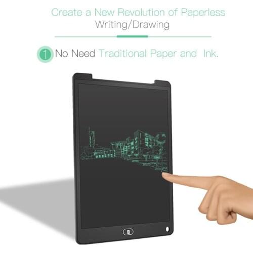 Digital Tablet Handwriting Erasable Pad 12 inch Digital LCD Writing Tablet Pad Electronic Ultra-thin Graphic Board