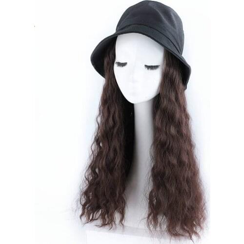 Hot New Fashion Novelty Baseball Cap Fake Flair Hair Sun Visor Hats Mens Womens Toupee Wig Funny Hair Loss Cool Gifts Golf Cap