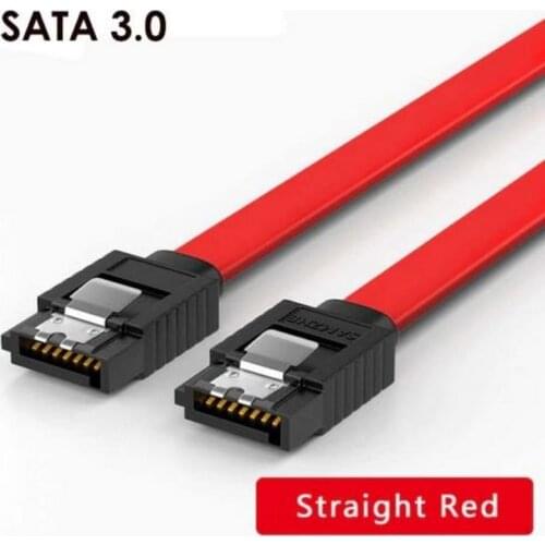 KPHRTEK WHOLESALE/5 pcS LOT SATA 3 III 3.0 Data Cable 6Gbps For HDD SSD with Angle and Lead Clip