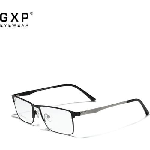 GXP Pure Titanium Glasses Frame Men Square Eyewear 2021 Male Classic Optical Myopia Prescription Eyeglasses Frames